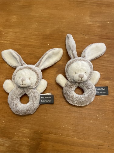 Lot doudou peluche hochet - lot,