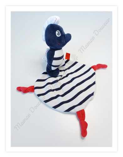 Doudou plat hochet grelot - doudou,