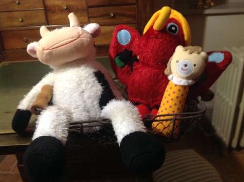 Lot peluches la vache - de, (la