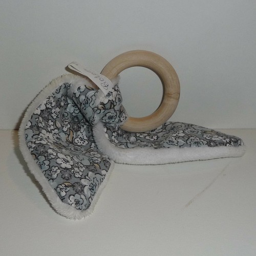 Doudou hochet anneau coton - doudou,