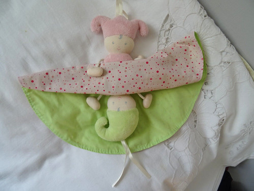Doudou lutin hochet - doudou, reversible