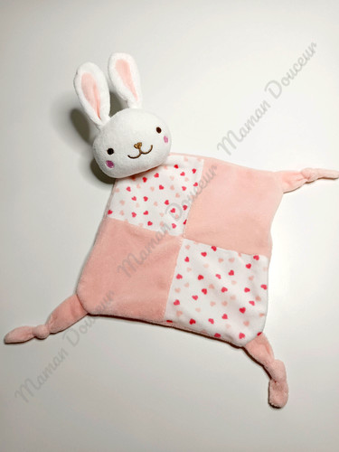 Doudou hochet grelots lapin - doudou,