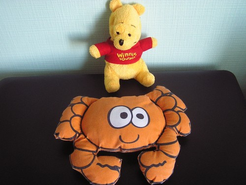 Hochet crabe et peluche - hochet, "crabe"