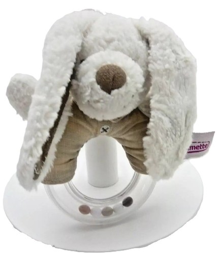 Pommette doudou hochet - doudou, lapin