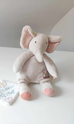Peluche doudou hochet grelots - hochet,